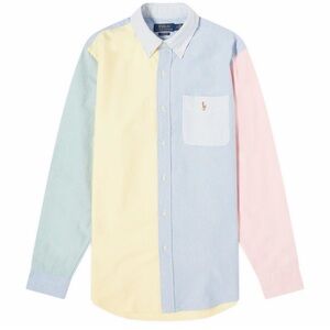 Polo Ralph Lauren Classic Fit Oxford ColorBlock Shirt 4XLT Button Down Men’s